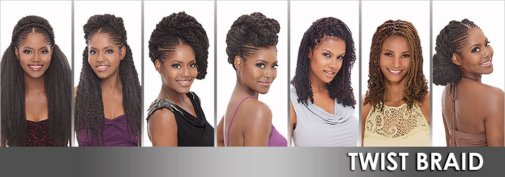 Janet Collection Noir Afro Marley Braid