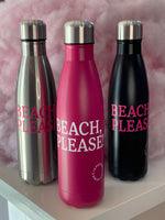 Beach Please Insulated Water Bottle