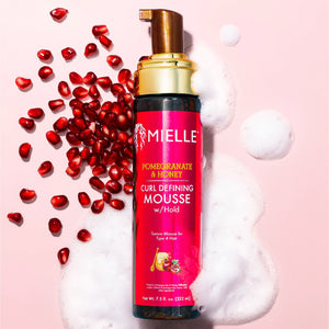 
                
                    Load image into Gallery viewer, Pomegranate &amp;amp; Honey Curl Defining Mousse with Hold
                
            