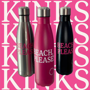 Beach Please Insulated Water Bottle